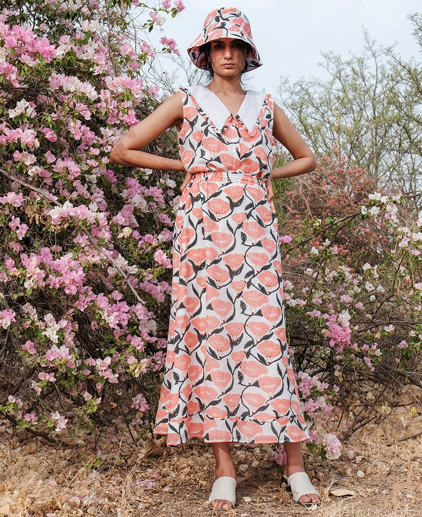 Eva Vintage Maxi Skirt