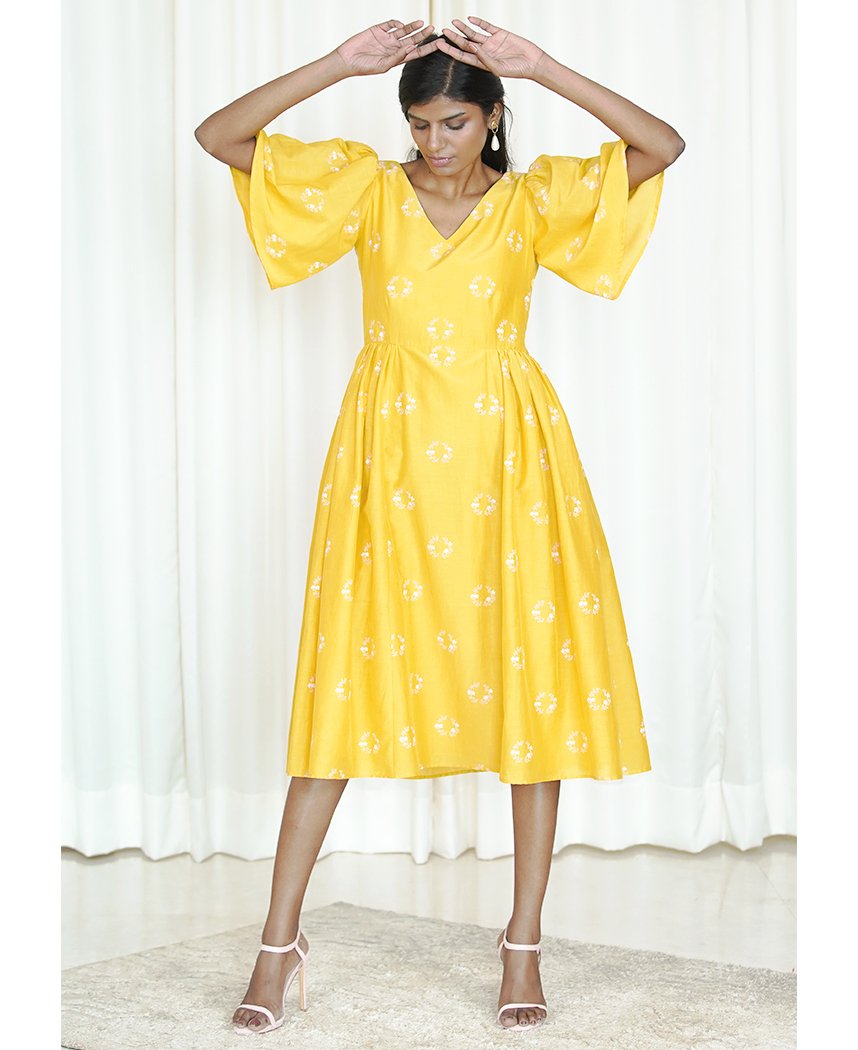 Floral Flounce Dress