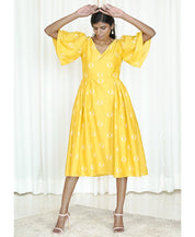 Floral Flounce Dress