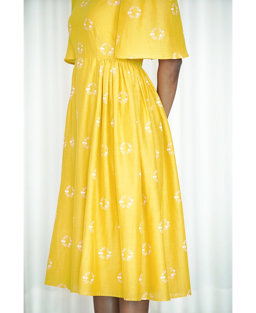 Floral Flounce Dress