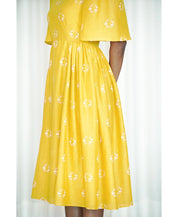 Floral Flounce Dress