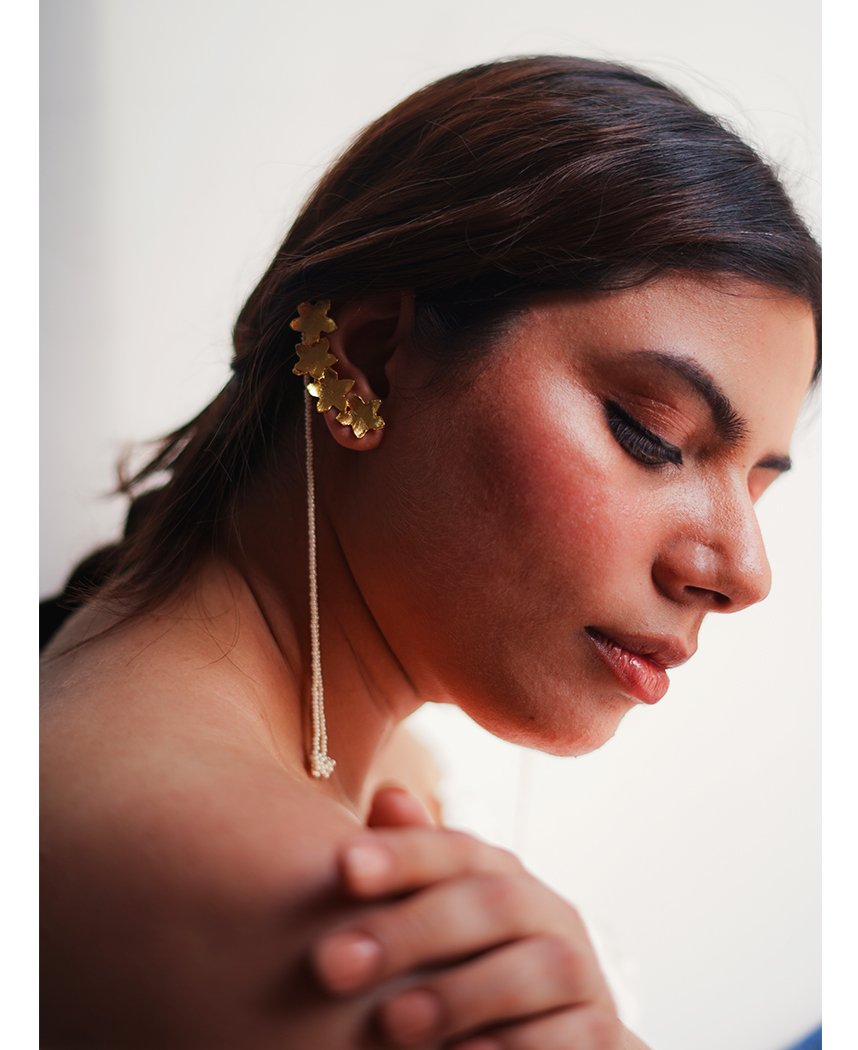 Mogra Cuff Earrings
