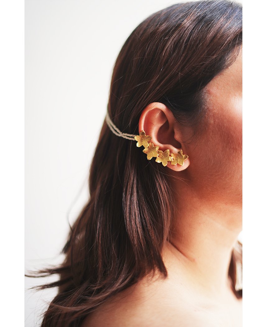Mogra Cuff Earrings