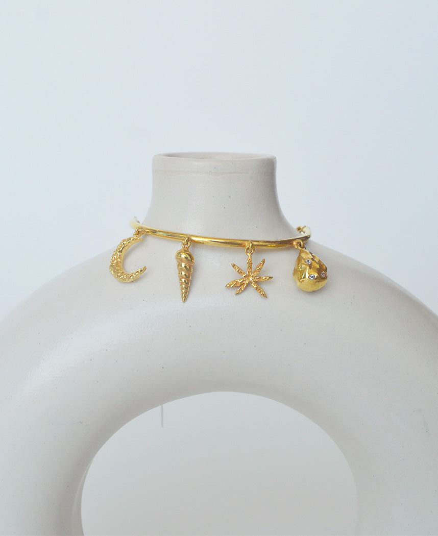 Galaxy Charm Bangle