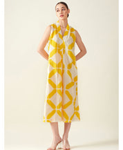 Geometric A-line Dress