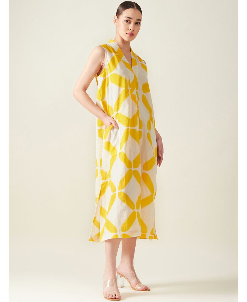 Geometric A-line Dress