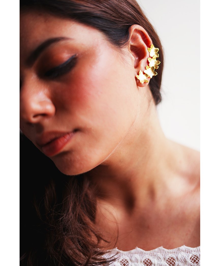 Mogra Cuff Earrings