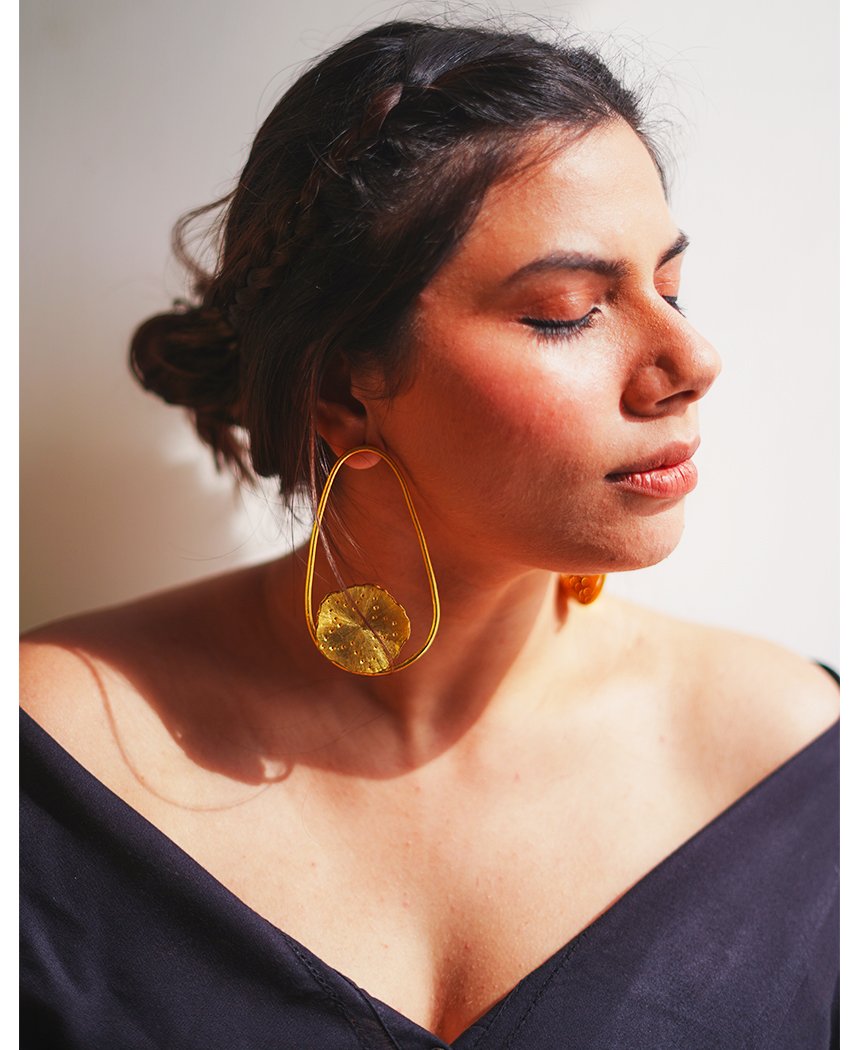 Mogra Drop Earrings