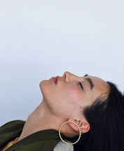 Golden Galaxy Earrings