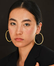 Golden Galaxy Earrings