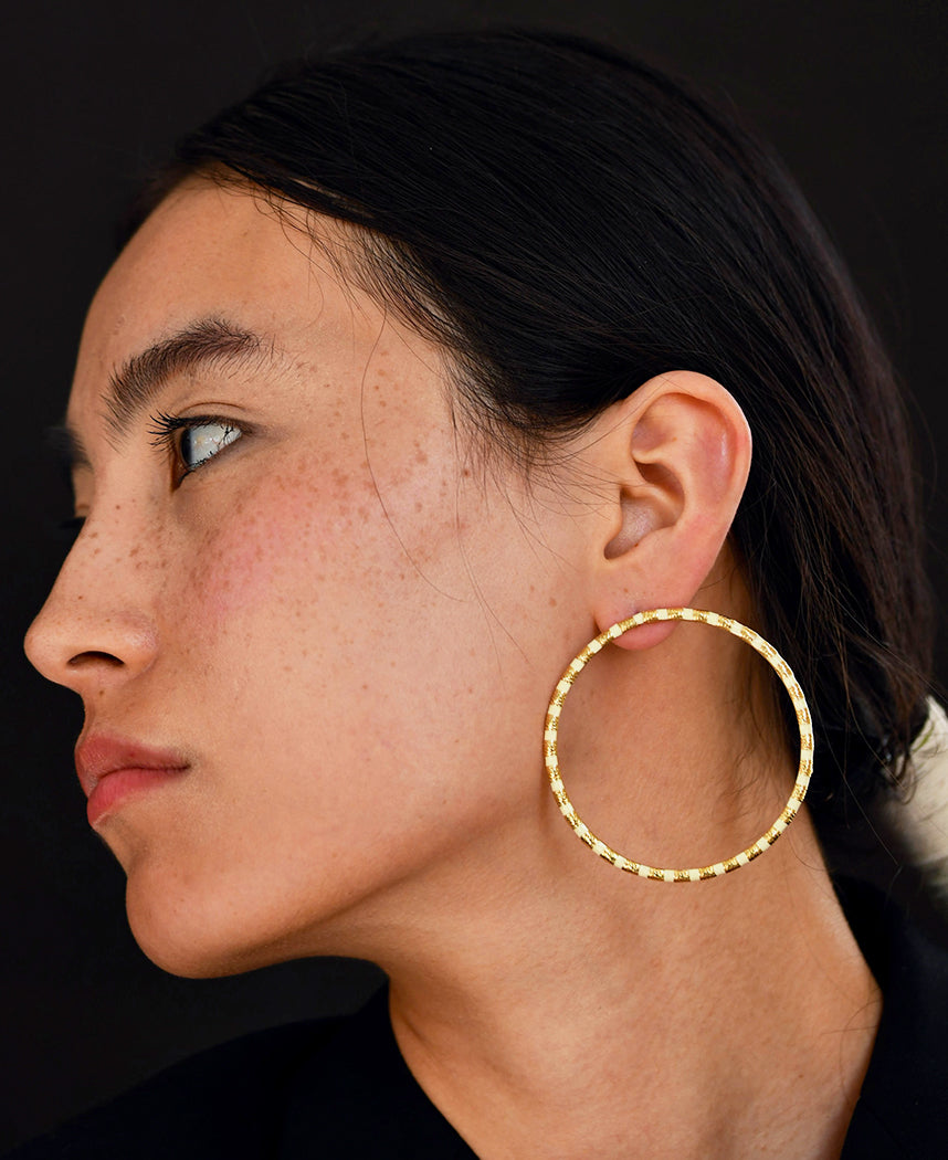 Golden Galaxy Earrings