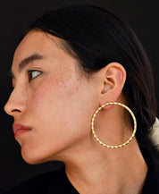Golden Galaxy Earrings