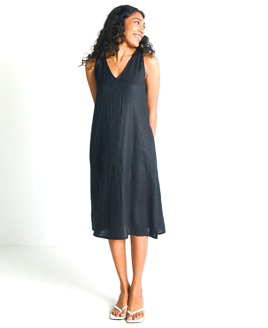 Hemp Noir Dress