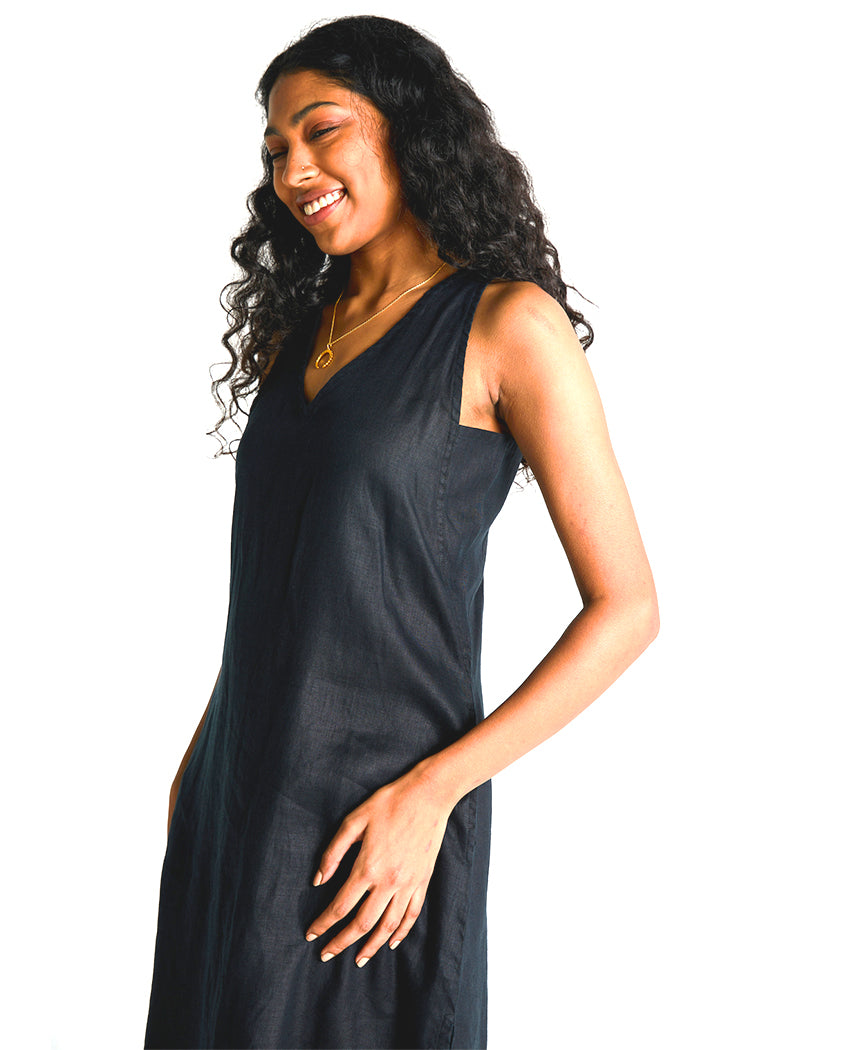 Hemp Noir Dress