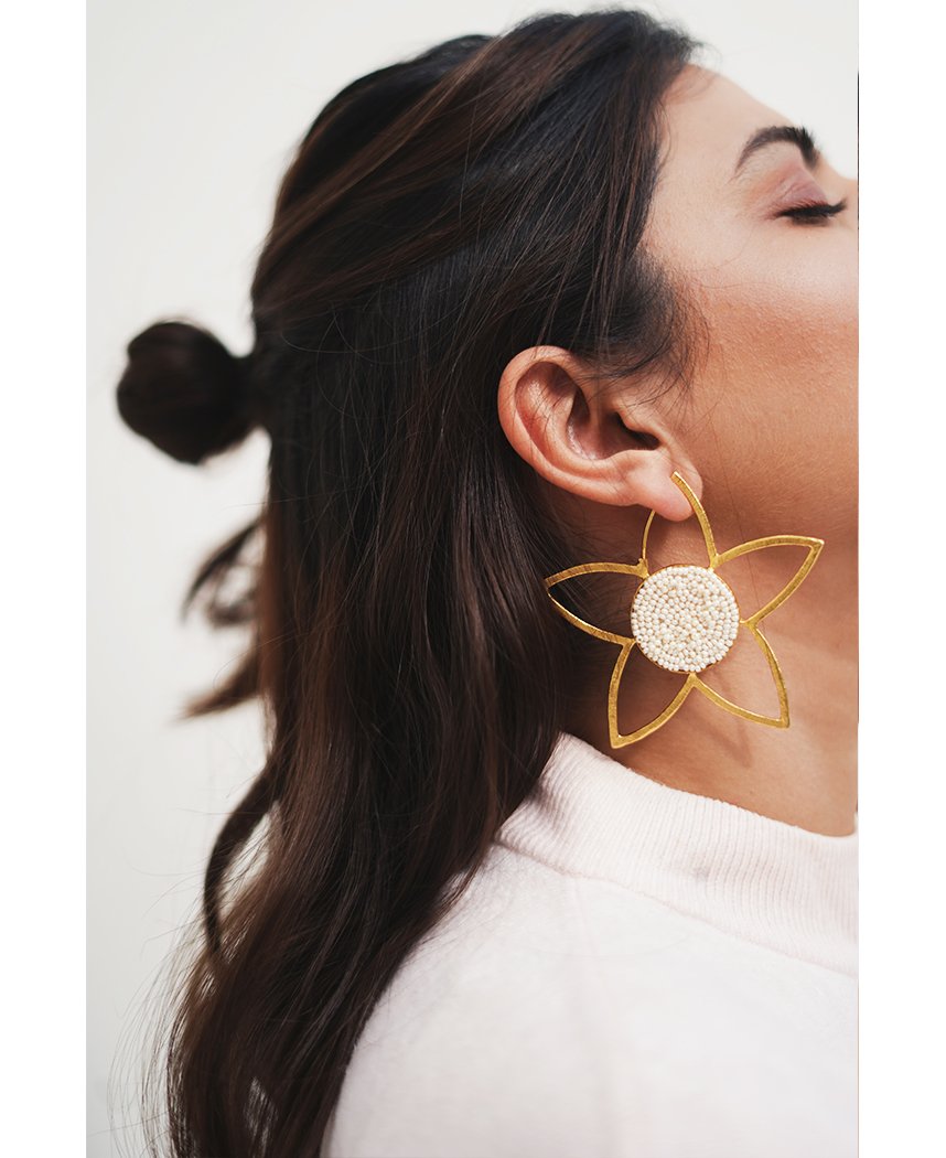 Mogra Frame Earrings