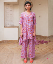 Lavender Asymmetric Tunic