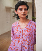 Lavender Asymmetric Tunic