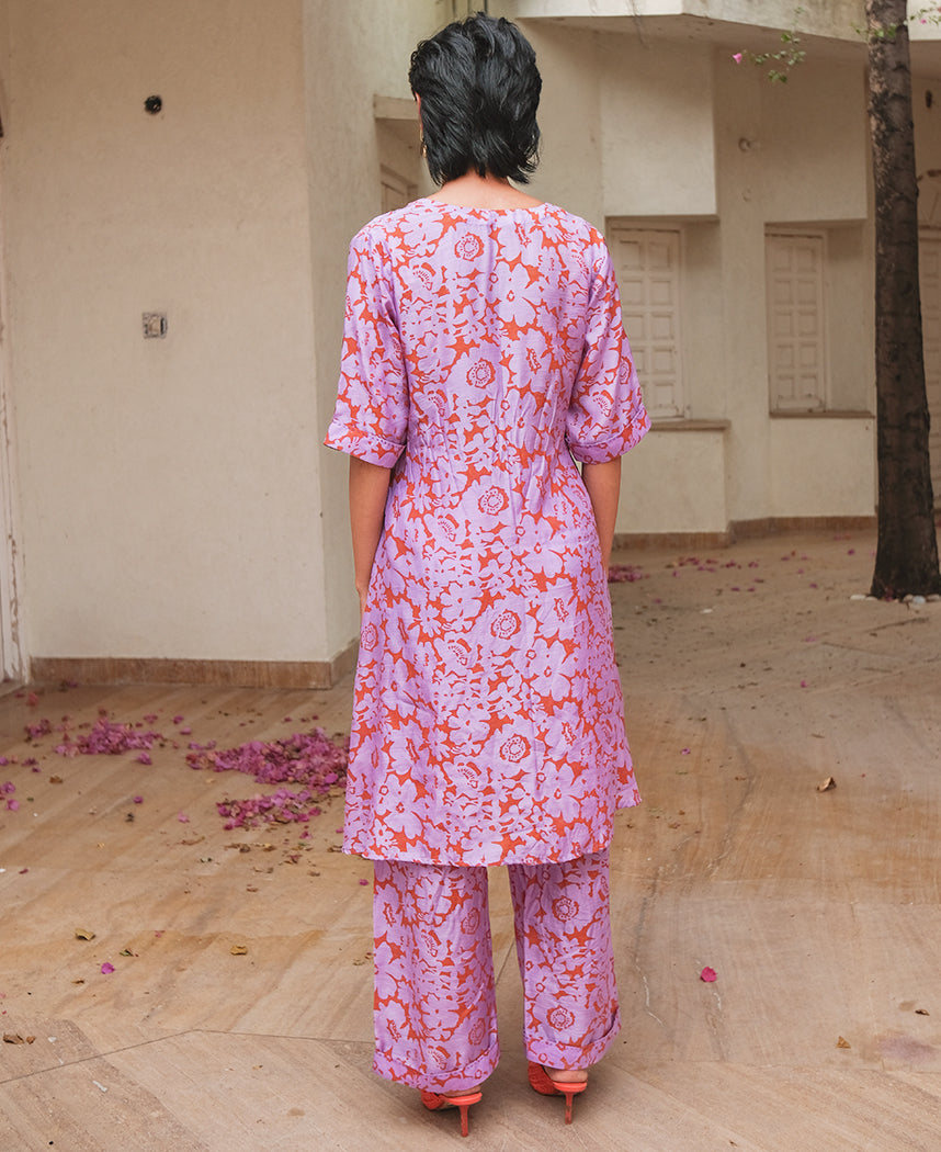 Lavender Asymmetric Tunic