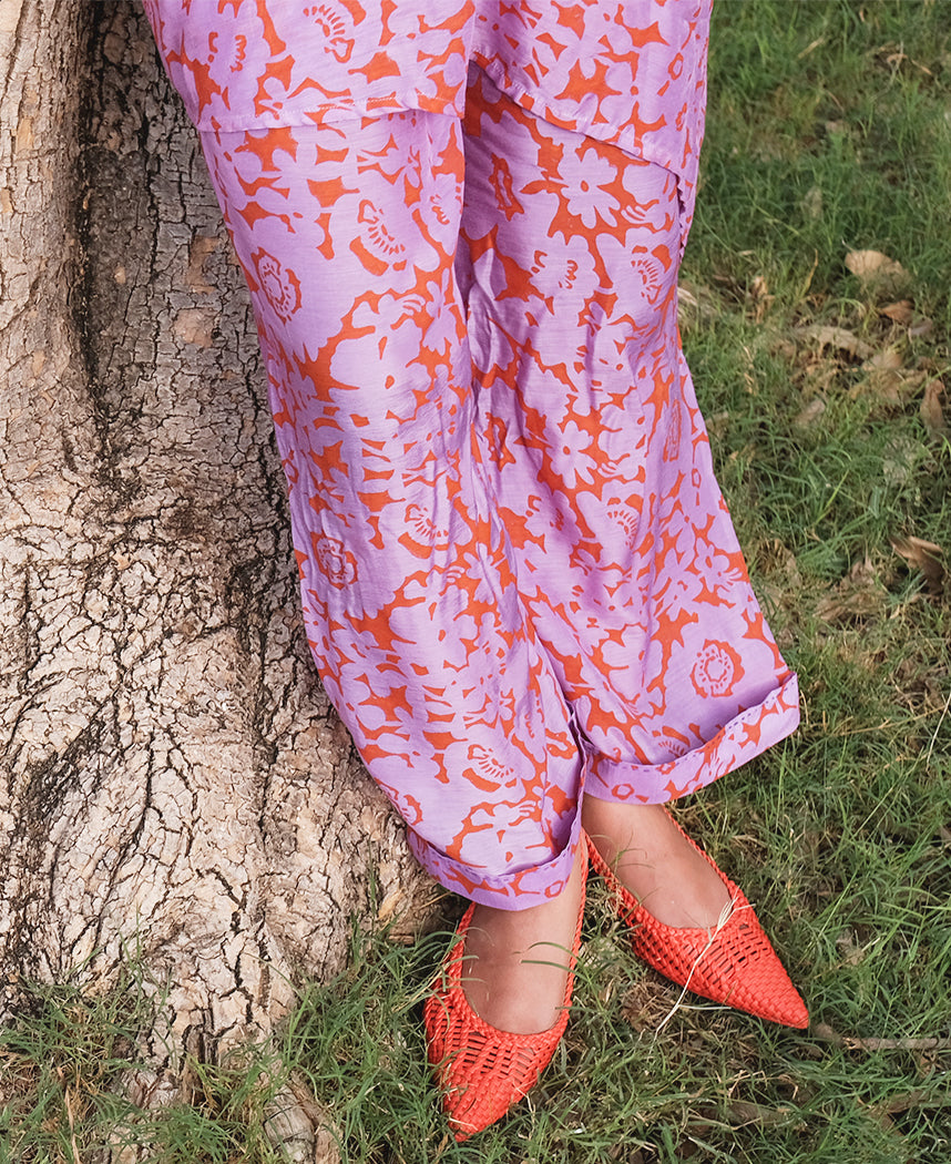 Lavender Floret Pants