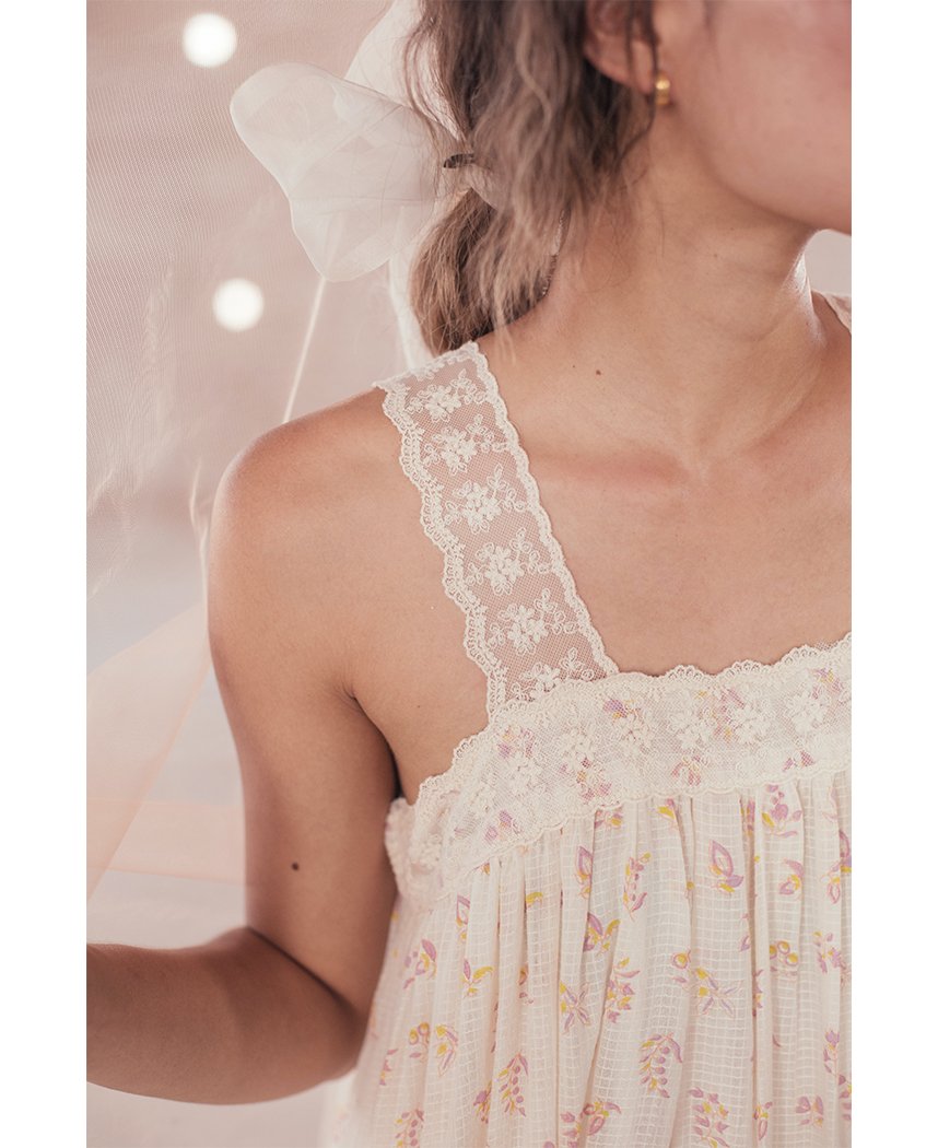 Lavender Tiered Maxi