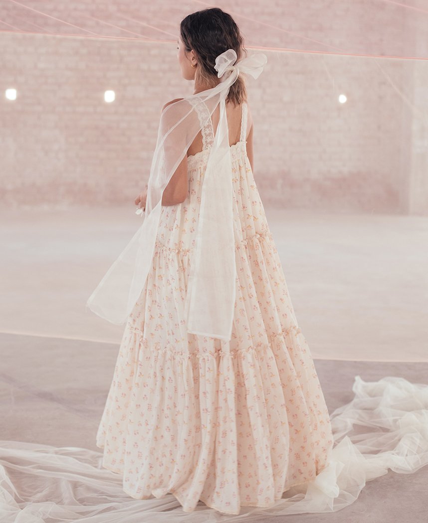 Lavender Tiered Maxi