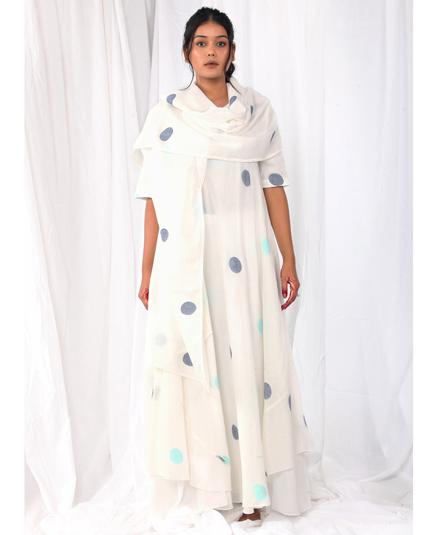 Layer Polka Dress Set