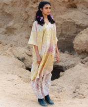 Lilac Mustard Kurta