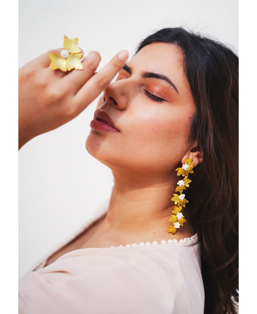 Petal Dangler Earrings