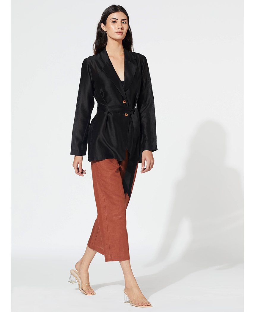 Midnight Silk Jacket