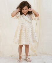 Mini Polka Wrap Dress