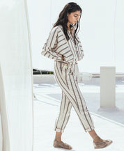 Monochrome Pleat Pants