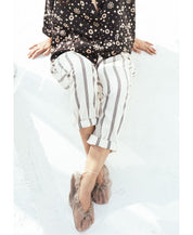 Monochrome Pleat Pants