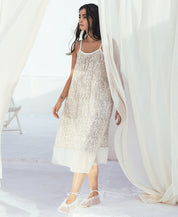 Monochrome Slip Dress