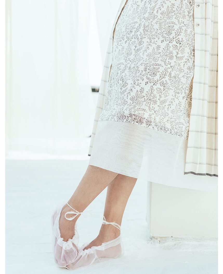 Monochrome Slip Dress