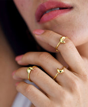 Moon Ring Set