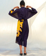 Navy Protea Dress