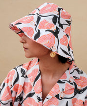 Outline Floral Bucket Hat