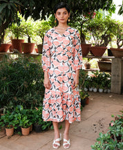 Outline Floral Dress