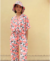 Outline Floral Pants