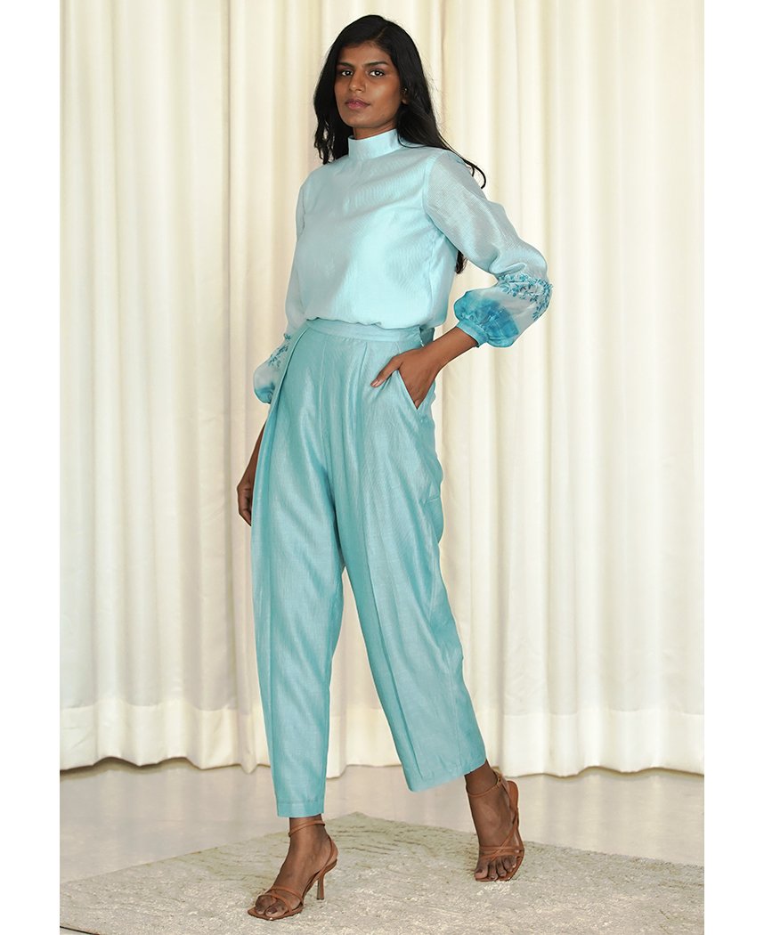 Painted Sleeve Blouse