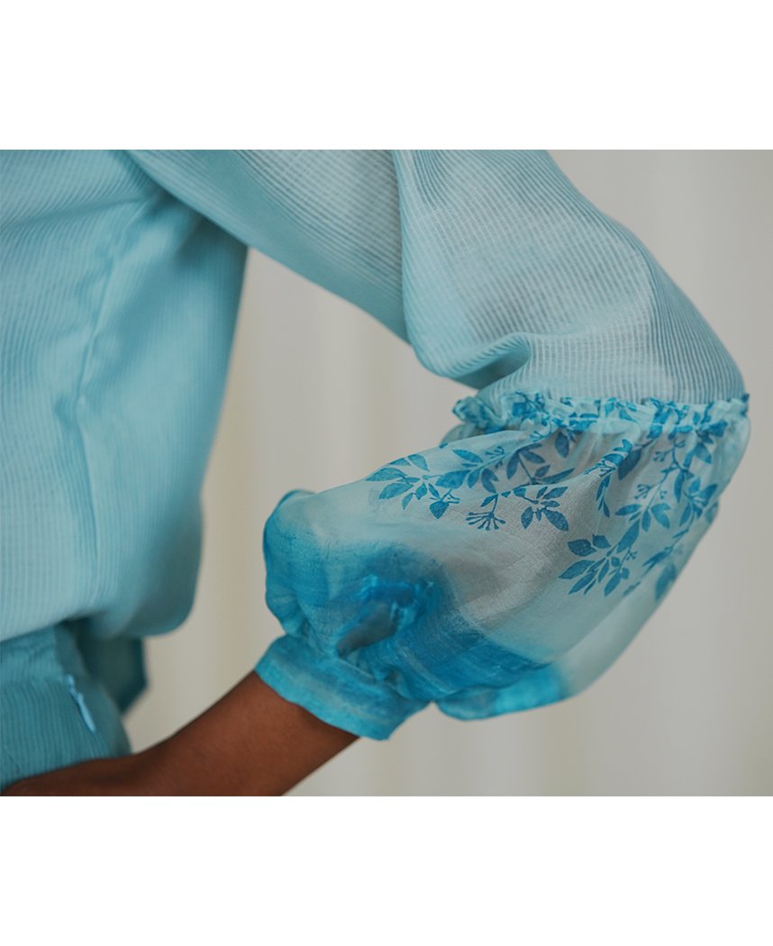 Painted Sleeve Blouse