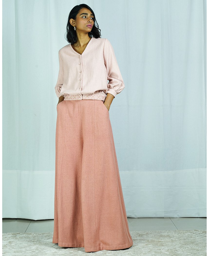 Panelled Flare Pants