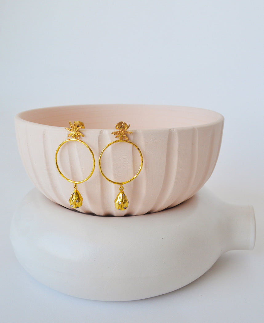 Pearl Cinnamon Earrings