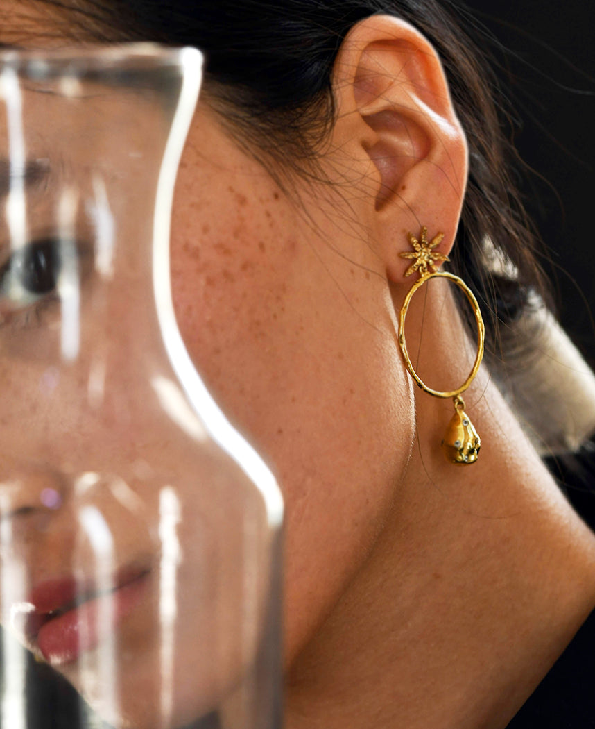 Pearl Cinnamon Earrings