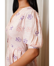 Pleat Panelled Dress