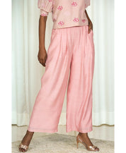 Pleated Chanderi Pants