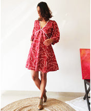 Plum Criss Cross Dress