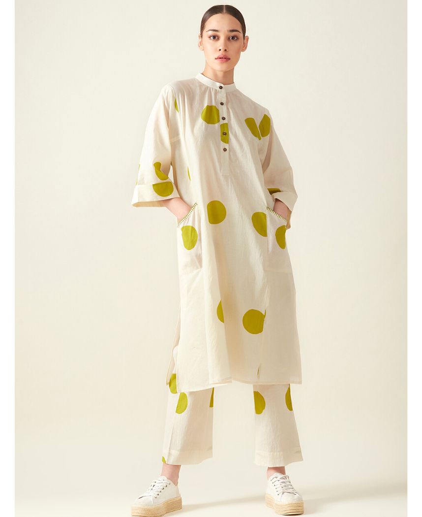 Polka Kurta Set