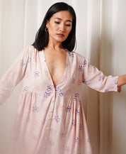 Printed Flared Dress