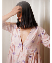 Printed Flared Dress